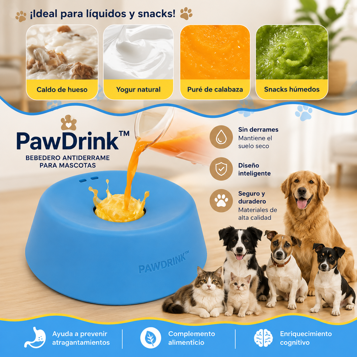 PawDrink™ | Bebedero Antiderrame