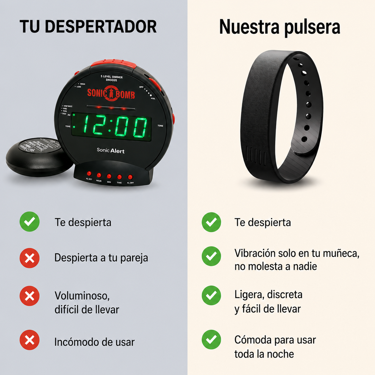 Velaris Band™ | Pulsera Despertador Silenciosa